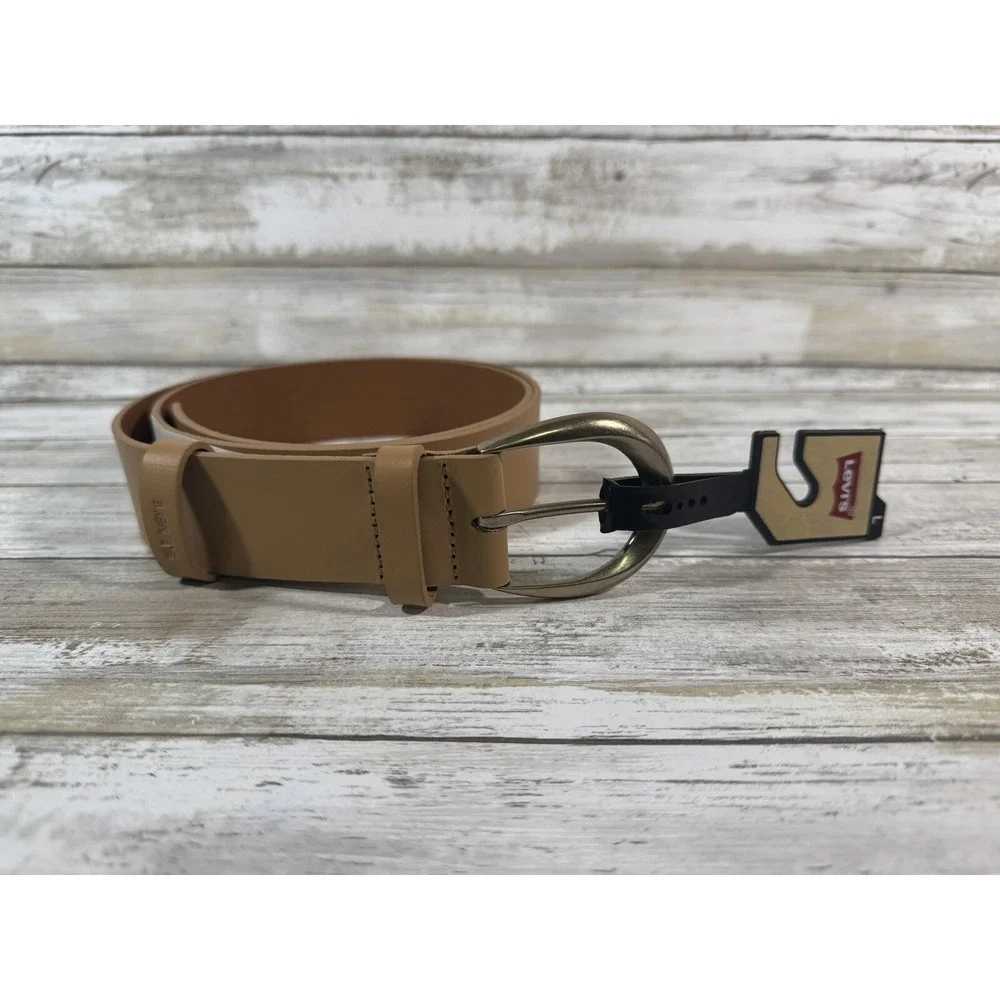 Levi's Natural Color‎  Genuine Leather Belt Large 38-40 New with Tag